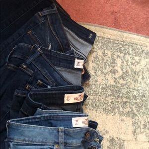 4 pairs of Hollister jeans!
